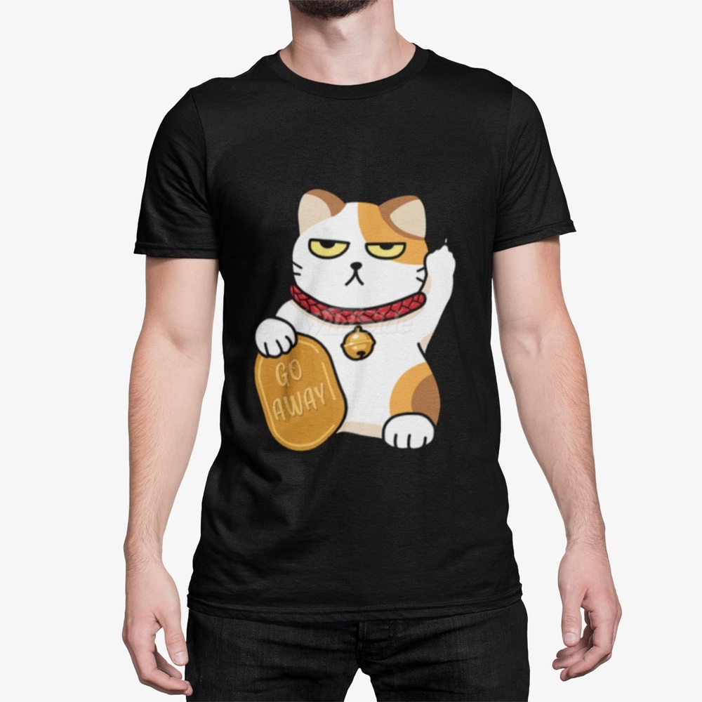 Funny Go Away Cat Graphic - Picture 2 of 3